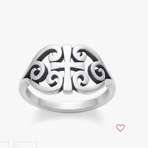 James Avery Scroll Cross Ring - Size 6.5